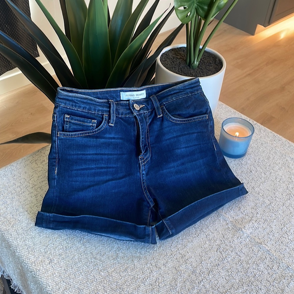 Flying Monkey Denim Shorts